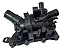 VALVULA TERMOSTATICA COMPLETA (COM FLANGE) - MOTOR 1.3 16V H5H - CAPTUR / DUSTER / OROCH / MERCEDES / 110600260R - Imagem 4