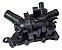 VALVULA TERMOSTATICA COMPLETA (COM FLANGE) - MOTOR 1.3 16V H5H - CAPTUR / DUSTER / OROCH / MERCEDES / 110600260R - Imagem 3