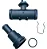 CONEXAO MANGUEIRA RADIADOR AUDI A3 / TT / JETTA / FUSCA 08/...1K0121087R - Imagem 9
