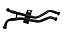 TUBO DE REFRIGERACAO PAJERO TR4 98 /05 / PAJEO iO 2.0 / MD365545 / VC692 - Imagem 1