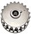 ENGRENAGEM VIRABREQUIM RENAULT CLIO / LOGAN / SANDERO 1.0 16V / 8200042037 ( 21 DENTES ) - Imagem 3