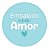 Adesivo Etiqueta Papelaria Embalado Com Amor - Imagem 1