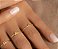Anel Letras em ouro amarelo e branco 18k - Imagem 3