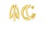 Argola Silhueta Tripla ouro amarelo 18k - Imagem 1