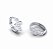 Argola Cruz com Diamantes  em ouro 18k - Imagem 1