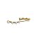 Brinco Earcuff com Pérolas em ouro 18k - Imagem 2