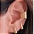 Piercing Conch em ouro 18k (amarelo e branco) - Imagem 3