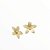 Brinco Jardim Secreto com Diamantes- 4 pontos - 20mm em ouro 18k - Imagem 1