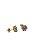 Brinco Ponto de Luz Princess com Zircônia em ouro 18k 6 garras 7,8mm - Imagem 1