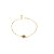 Pulseira Gota Esmeralda com Diamantes em ouro 18k - Imagem 1