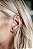 Brinco Earcuff Ilusão com Corrente em ouro 18k - Imagem 1