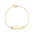 Pulseira Infantil de Ouro 18k Menino - Imagem 1