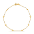 Pulseira de Bolinhas em Ouro 18k - Imagem 1