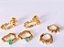 Argola ouro 18k com Diamantes e Esmeralda - Imagem 2