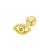 Piercing Olho Grego com Zircônia em ouro 18k - Imagem 1