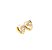 Argola Love com Diamantes em ouro 18k - Imagem 1