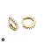 Argola com Diamantes em ouro amarelo 18K - Imagem 5