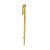 Brinco Espeto Jateado em ouro amarelo 18k - Imagem 1