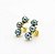 Brinco Earcuff em Pérola Negra em ouro amarelo 18K - Imagem 1