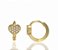 Argola Love M com Diamantes ouro amarelo 18k - Imagem 1