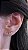 Brinco Earcuff Iluminado com Diamantes ouro 18K - Imagem 3