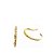 Piercing Conch com Diamantes em ouro 18K (amarelo e branco) - Imagem 1