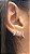 Brinco Star Argola com Diamantes em ouro 18k - Imagem 2