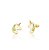 Brinco Unicórnio em ouro amarelo 18K - Imagem 1
