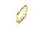 Aliança Quadrada com Diamantes em ouro amarelo 18k - Imagem 1