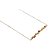 Colar Colorful com Safiras e Diamantes em ouro amarelo 18k - Imagem 1