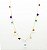 Colar Colorful personalizada em ouro amarelo 18k - Imagem 1