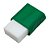 Borracha branca com capa verde unitário - maxprint - 702003 - Imagem 1
