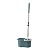 Conjunto Mop Rotatorio Compact (Balde 9L Cesto Plastico e 1 refis, Rotary Mop) Azul Petroleo - Nobre - Imagem 3