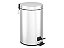 Lixeira Redonda 3L Aco Inox - Powermaid - Imagem 1