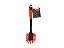 Escova fácil alcance tam único vermelho/ cinza - Powermaid - Imagem 3