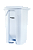 Lixeira Plástica C/Pedal 80l Branca SOLUTION SP93680BR - Imagem 1