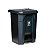 Lixeira Plástica C/Pedal 80l Grafite SOLUTION SP9380CZ - Imagem 1