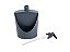 Dispenser para Detergente com Porta-Esponja 17,5 cm Cinza – Camesa - Imagem 3