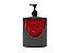 Dispenser para Detergente com Porta-Esponja 17,5 cm Cinza – Camesa - Imagem 4