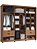 Roupeiro Tesla Nature/Champagne 100% MDF - Imagem 2