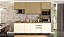 Cozinha Nova Dubai  Louro Freijo/Champagne 100% MDF - Imagem 1