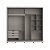 Roupeiro Malthus Cinza 100% MDF - Imagem 2