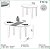 Mesa de Jantar Extensível Oval TM70 JPF com 4 Cadeiras CA18 J21 Dalla Costa - Imagem 2