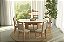 Mesa de Jantar Extensível TM74 WJ com 6 Cadeiras CA29 J21 Dalla Costa - Imagem 1