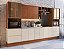 Cozinha Auris MDF Canela/Off White - Imagem 1