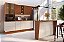 Cozinha Auris MDF Canela/Off White - Imagem 1