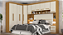 Quarto Modulado América  Freijó/Off White - Imagem 1