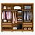 Roupeiro Lugano MDF Freijo/Off White 171.550 - Imagem 2