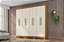 Roupeiro Italia MDF Freijo/Off White 175.550 - Imagem 1