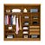 Roupeiro Lisboa MDF Freijo/Off White 151.550 - Imagem 2